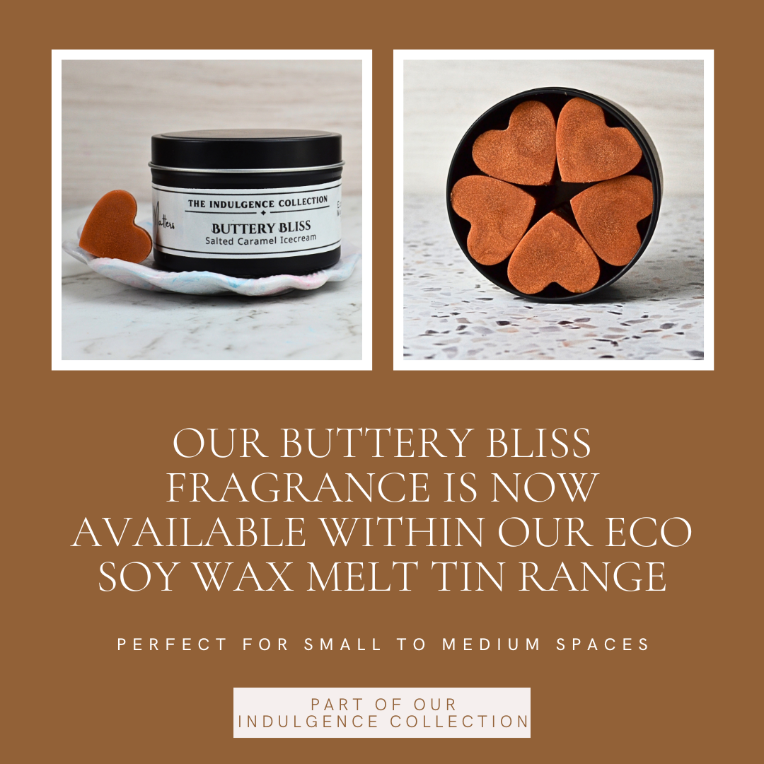 Buttery Bliss: Salted Caramel Icecream - Eco Soy Wax Melt Tin