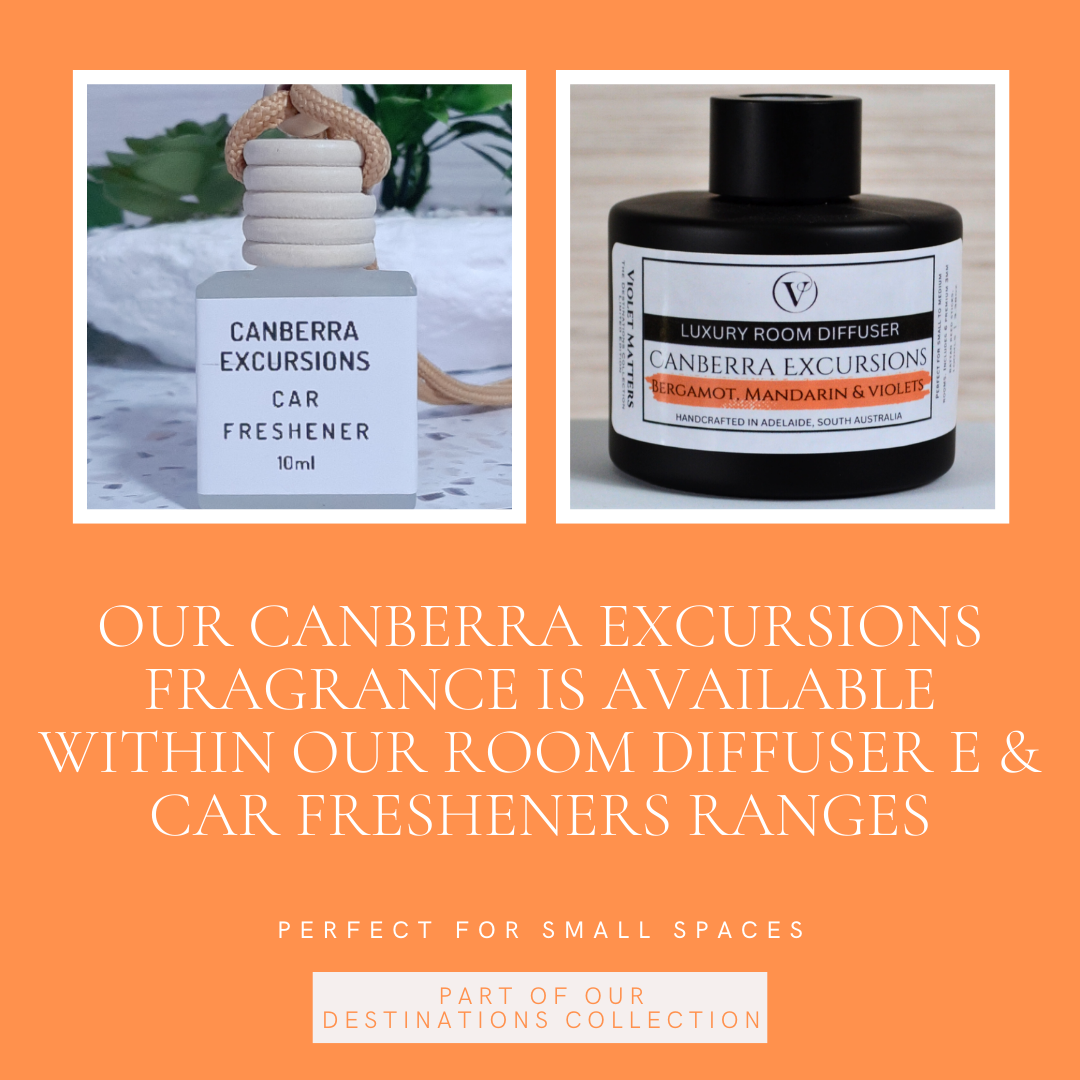 Canberra Excursions: Bergamot, Mandarin & Violets - Car Freshener