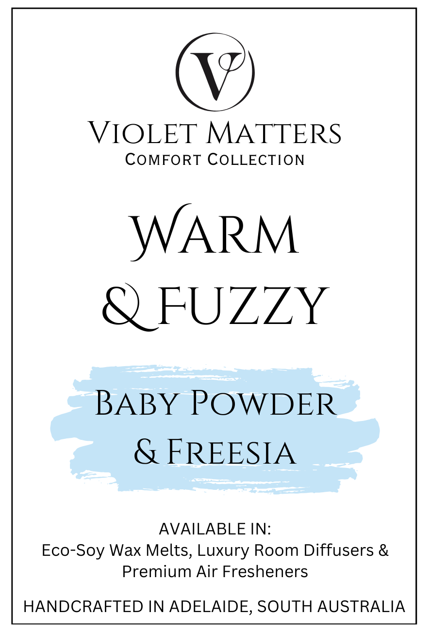 Warm & Fuzzy - Baby Powder & Freesia Premium Air Freshener
