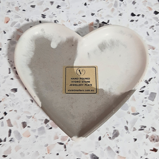 Concrete Heart Jewellery Plate