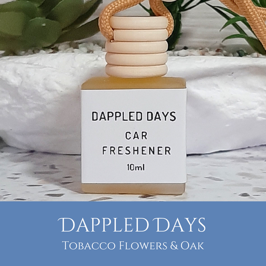 Dappled Days: Tobacco Flower & Oak - Car Freshener