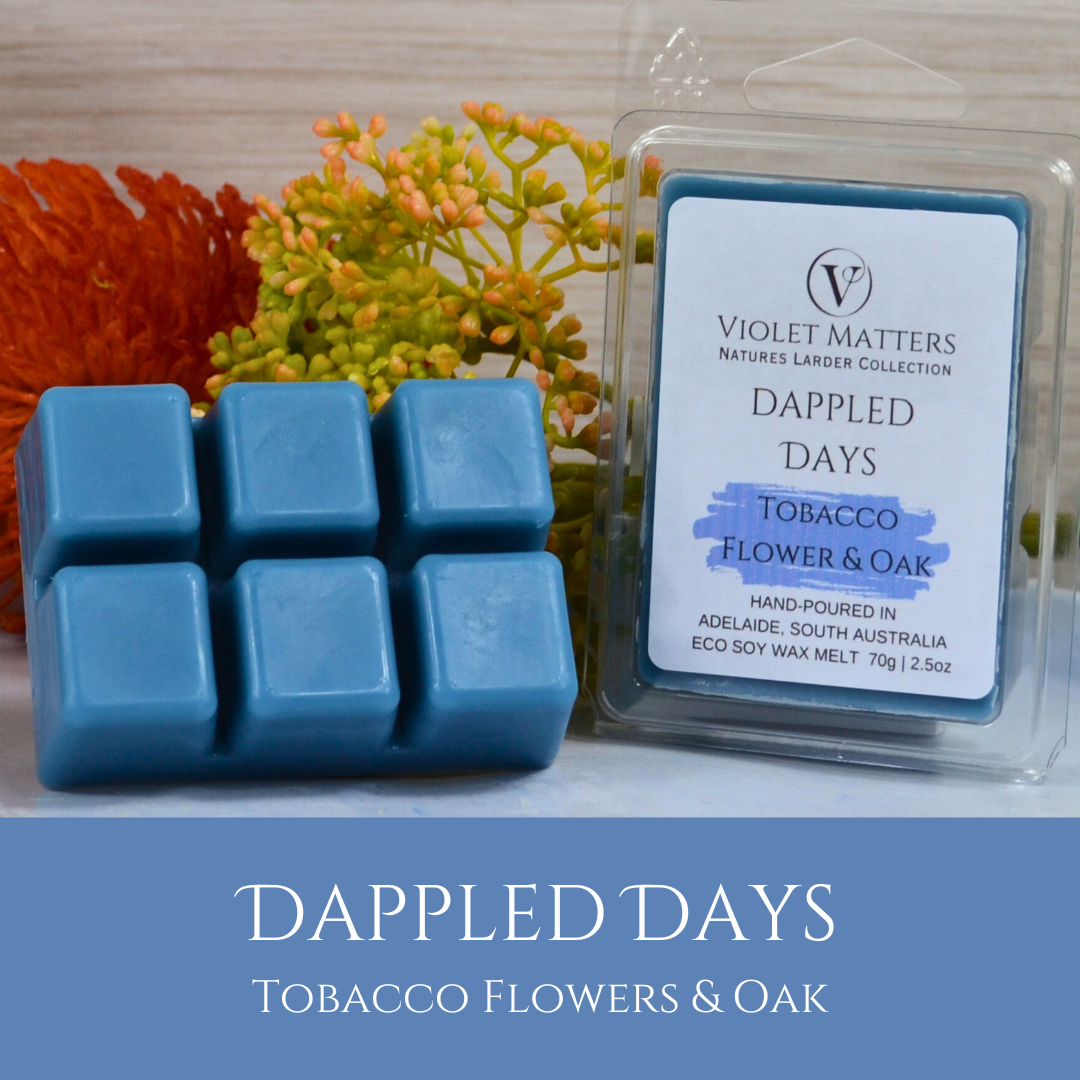 Dappled Days: Tobacco Flowers & Oak - Eco Soy Wax Melt