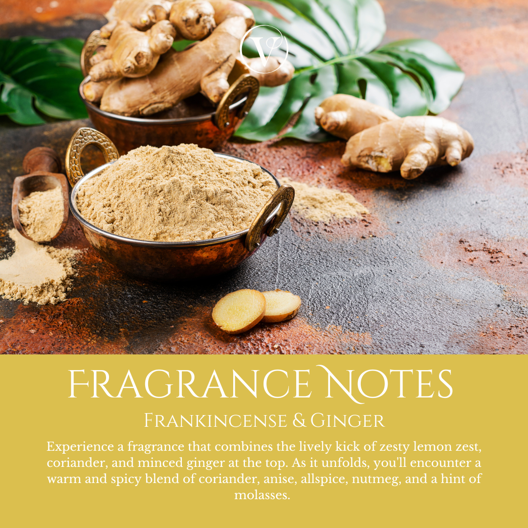 Deck the Halls: Frankincense & Ginger - Eco Soy Christmas Wax Melt Tin