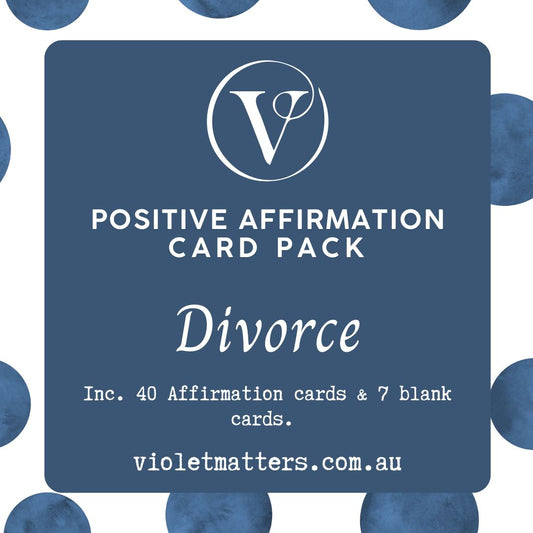 Affirmation Card Set - Divorce