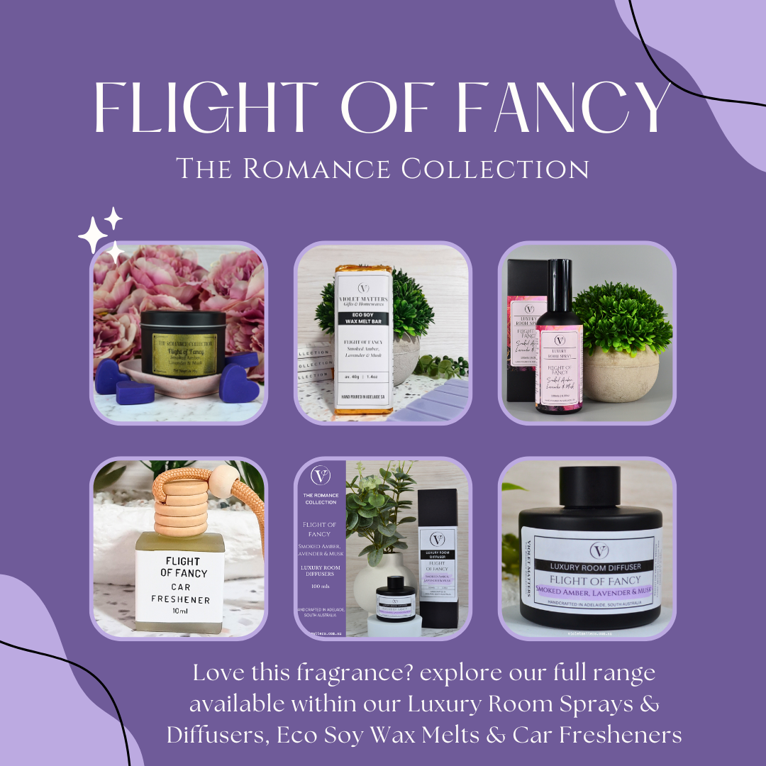 Flight of Fancy: Smoked Amber, Lavender & Musk - 100ml Room Spray