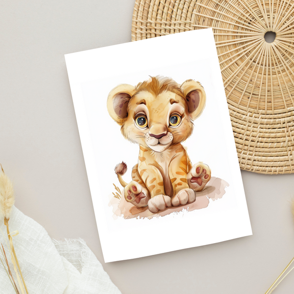 Cute Blank A5 Printable Card - Printable Card – Violet Matters