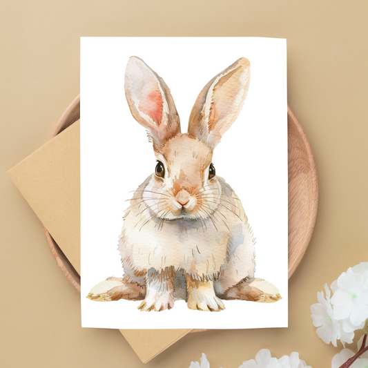 Blank A5 Happy Easter Card - Printable Card