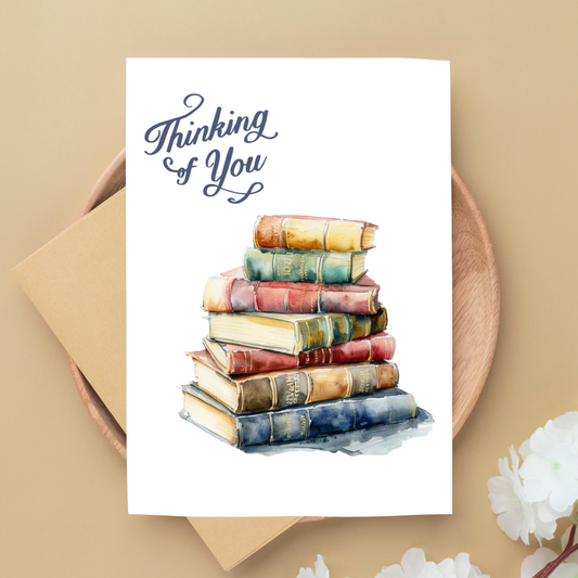 Blank A5 Printable Thinking of You Card - Printable Card