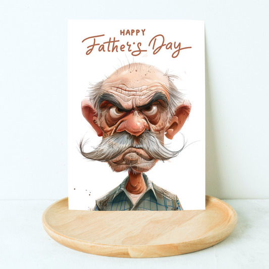 Blank A5 Printable Happy Father's Day Card