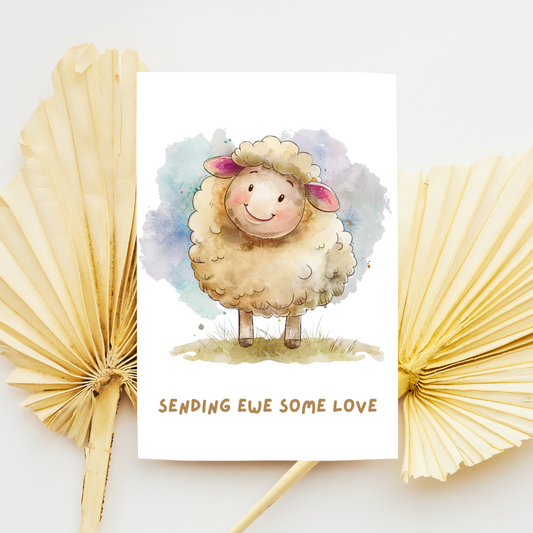 Sweet Blank A5 Printable Card