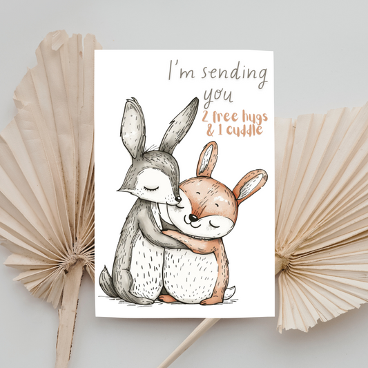 Uplifting Blank A5 Printable Friendship & Relationship Card