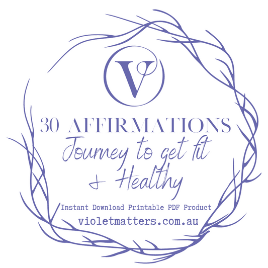 Affirmation Cards Printable - Journey to Increase Health & Fitness