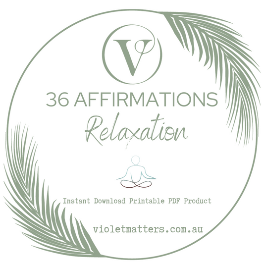 Affirmation Cards Printable - Relaxation