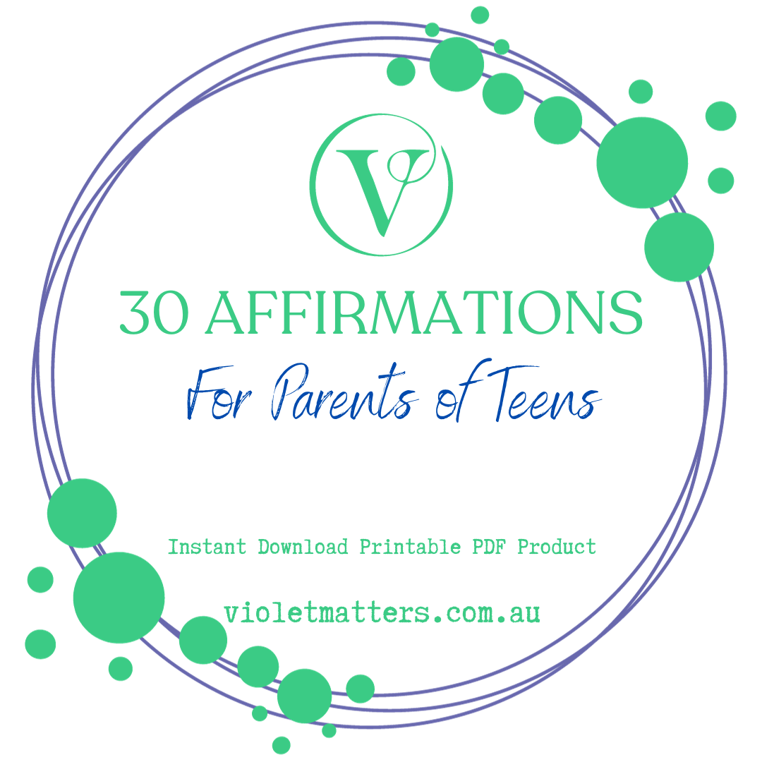 Printable Affirmation Card Set - Digital Download PDF - For Parent of Teenagers