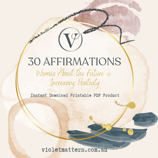 Affirmation Cards Printable - Worry & Positivity