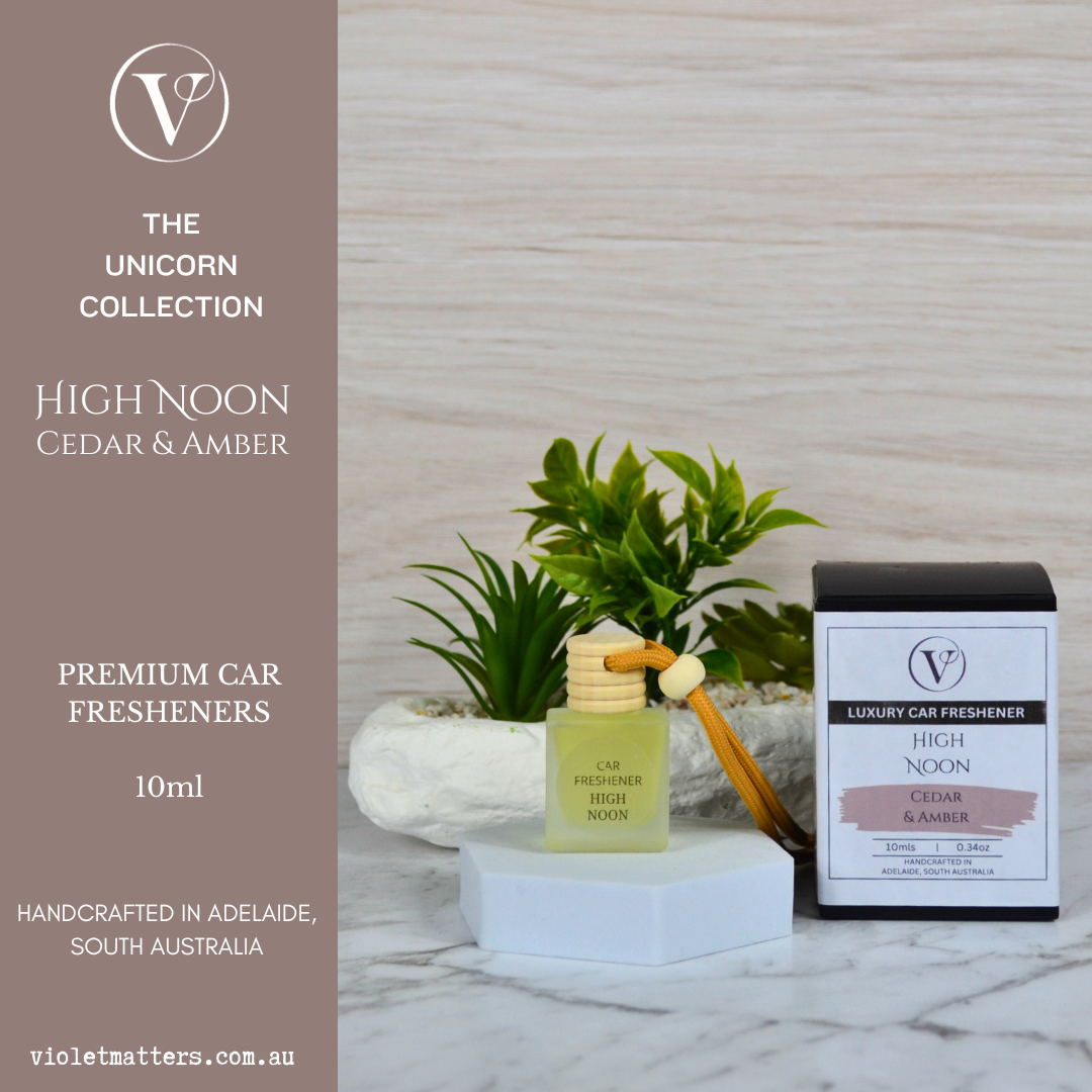 High Noon - Cedar and Amber Premium Car Freshener