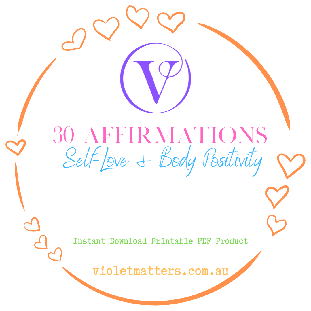 Printable Affirmation Card Set - Digital Download PDF - Self Love & Body Positivity