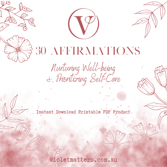 Affirmation Cards Printable - Nurturing Well-Being & Prioritizing Self Care