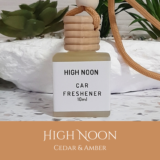 High Noon: Cedar and Amber - Car Freshener