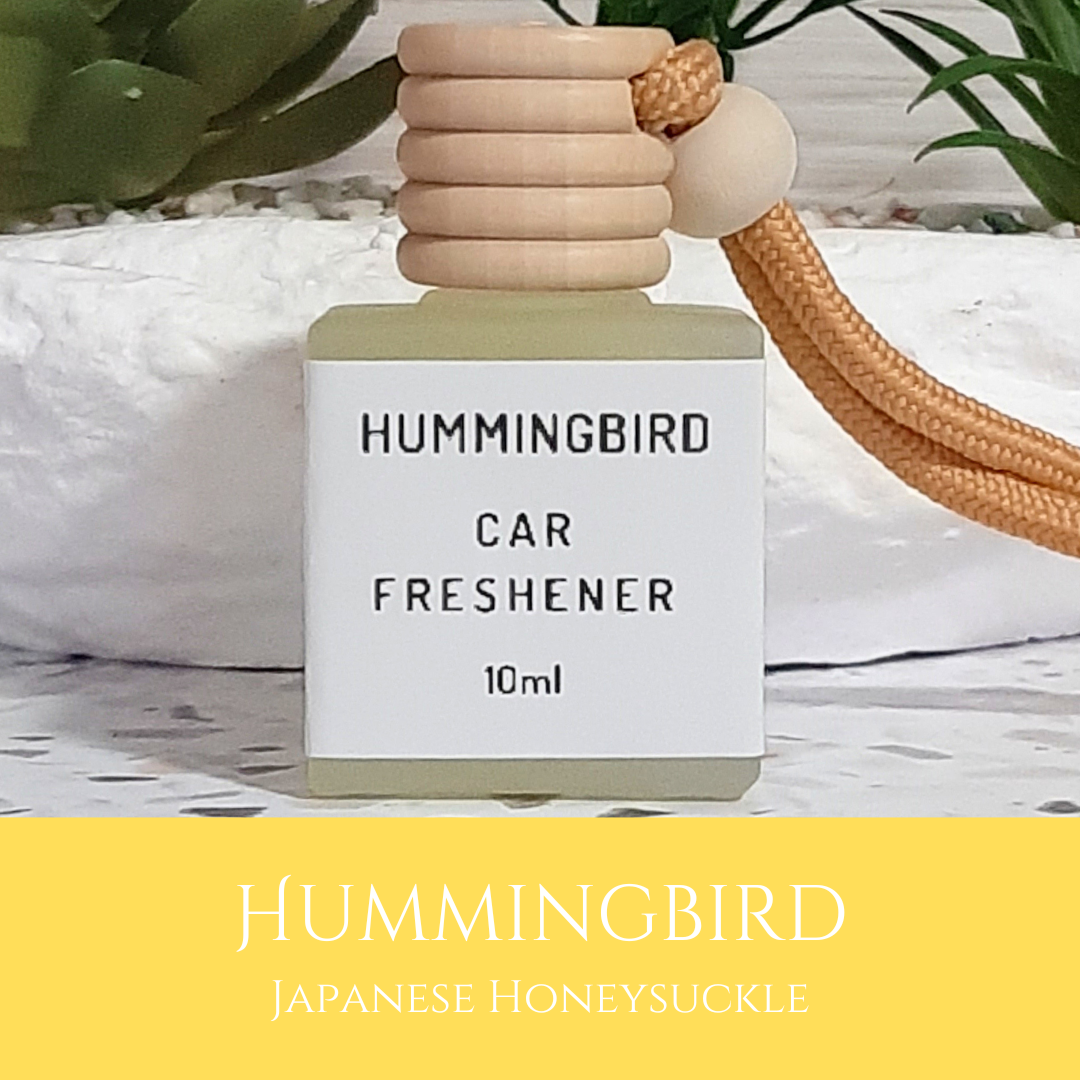 Hummingbird: Japanese Honeysuckle - Car Freshener