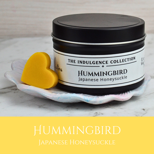 Hummingbird: Japanese Honeysuckle - Eco Soy Wax Melt Tin