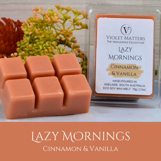 Lazy Mornings: Cinnamon & Vanilla - Eco Soy Wax Melt