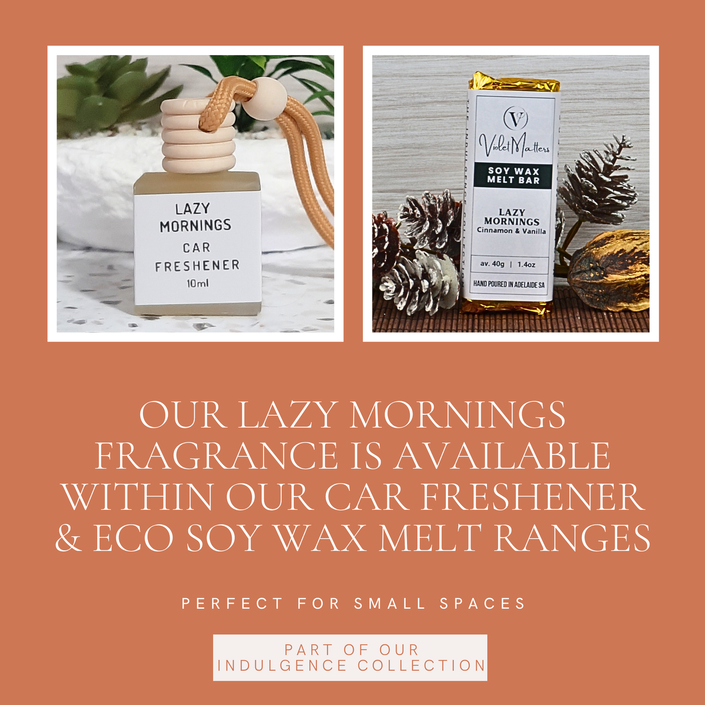 Lazy Mornings: Cinnamon & Vanilla - Eco Soy Wax Melt