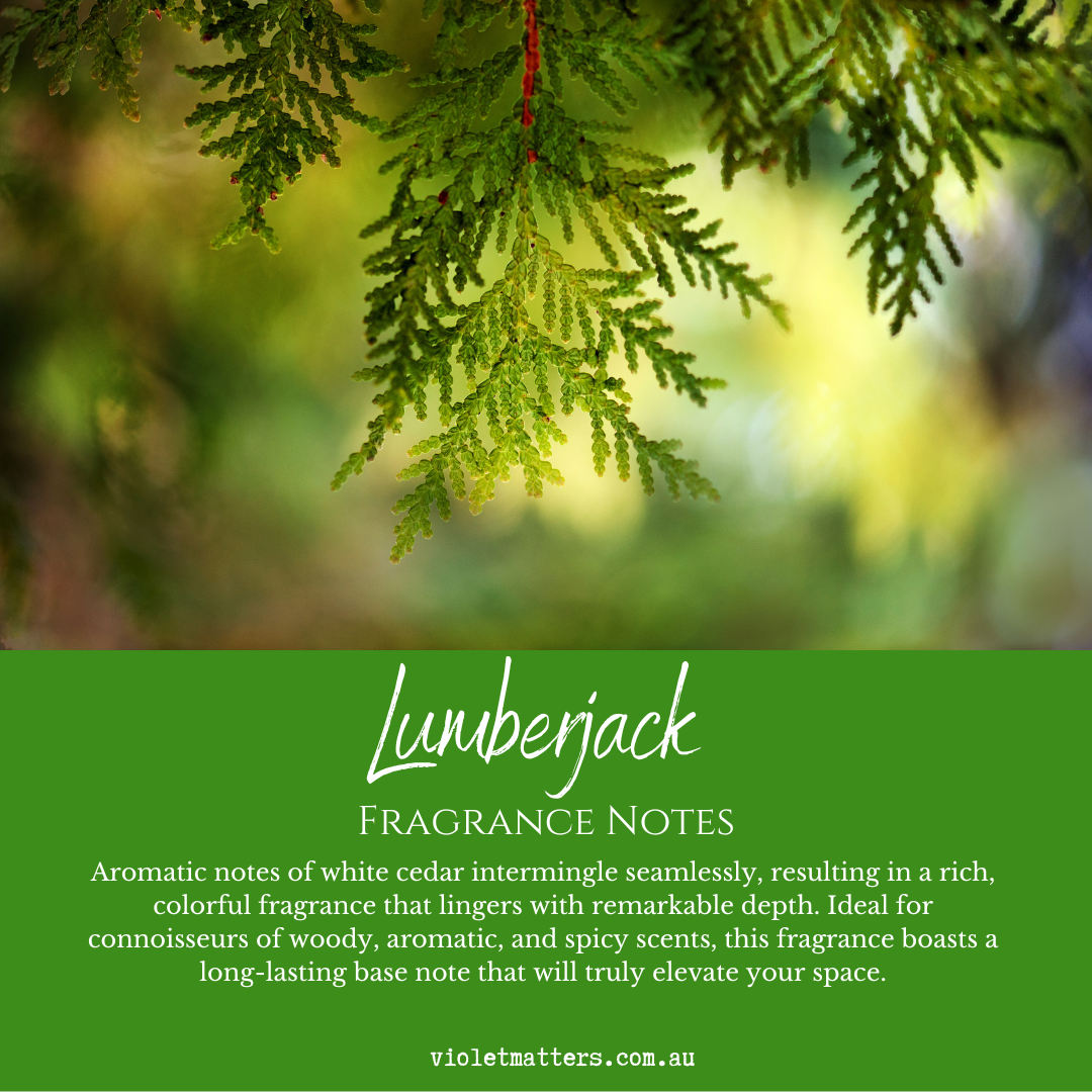 Lumberjack - Bergamot, Citrus & Clove Luxury Room Diffuser