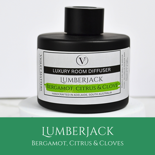 Lumberjack: Bergamot, Citrus & Clove - 100ml Room Diffuser