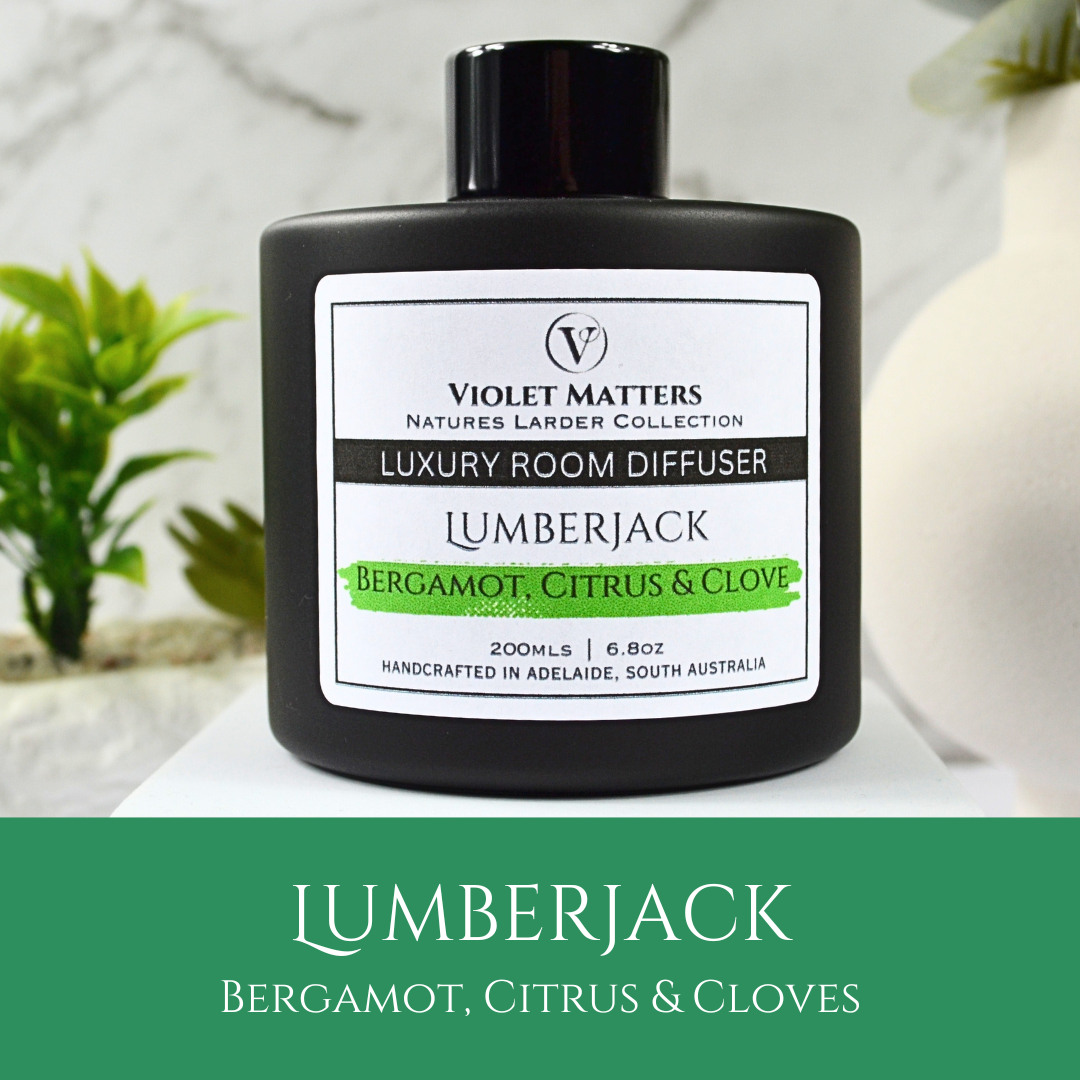 Lumberjack: Bergamot, Citrus & Cloves - 200ml Room Diffuser