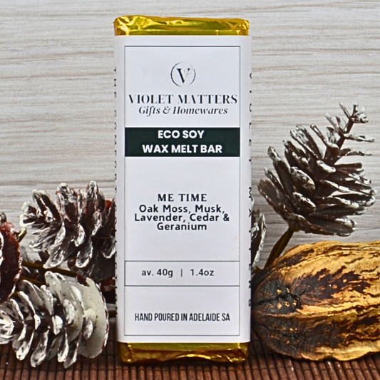 Me Time: Oakmoss, Musk, Lavender, Cedar & Geranium - Eco Soy Wax Melt Bar