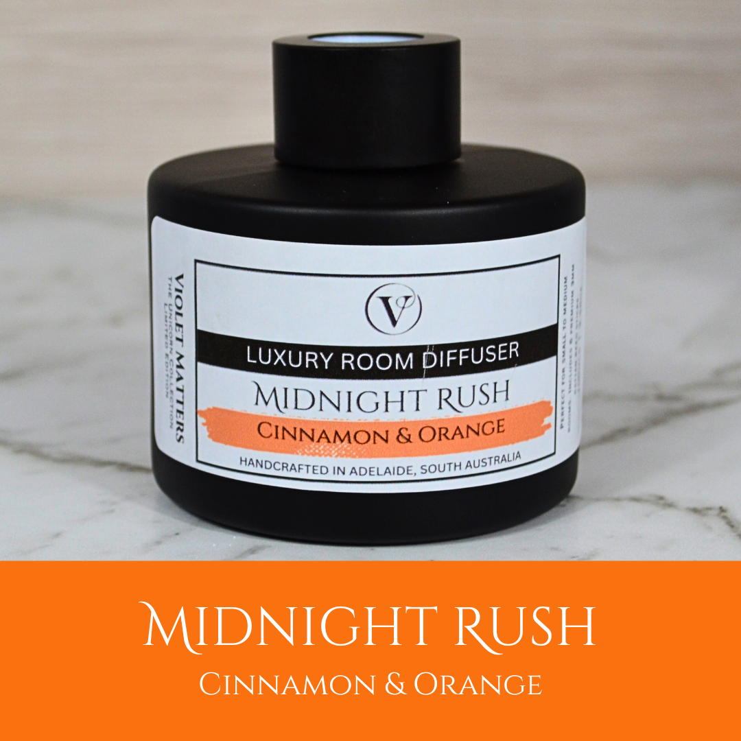 Midnight Rush: Cinnamon & Orange - 100ml Room Diffuser