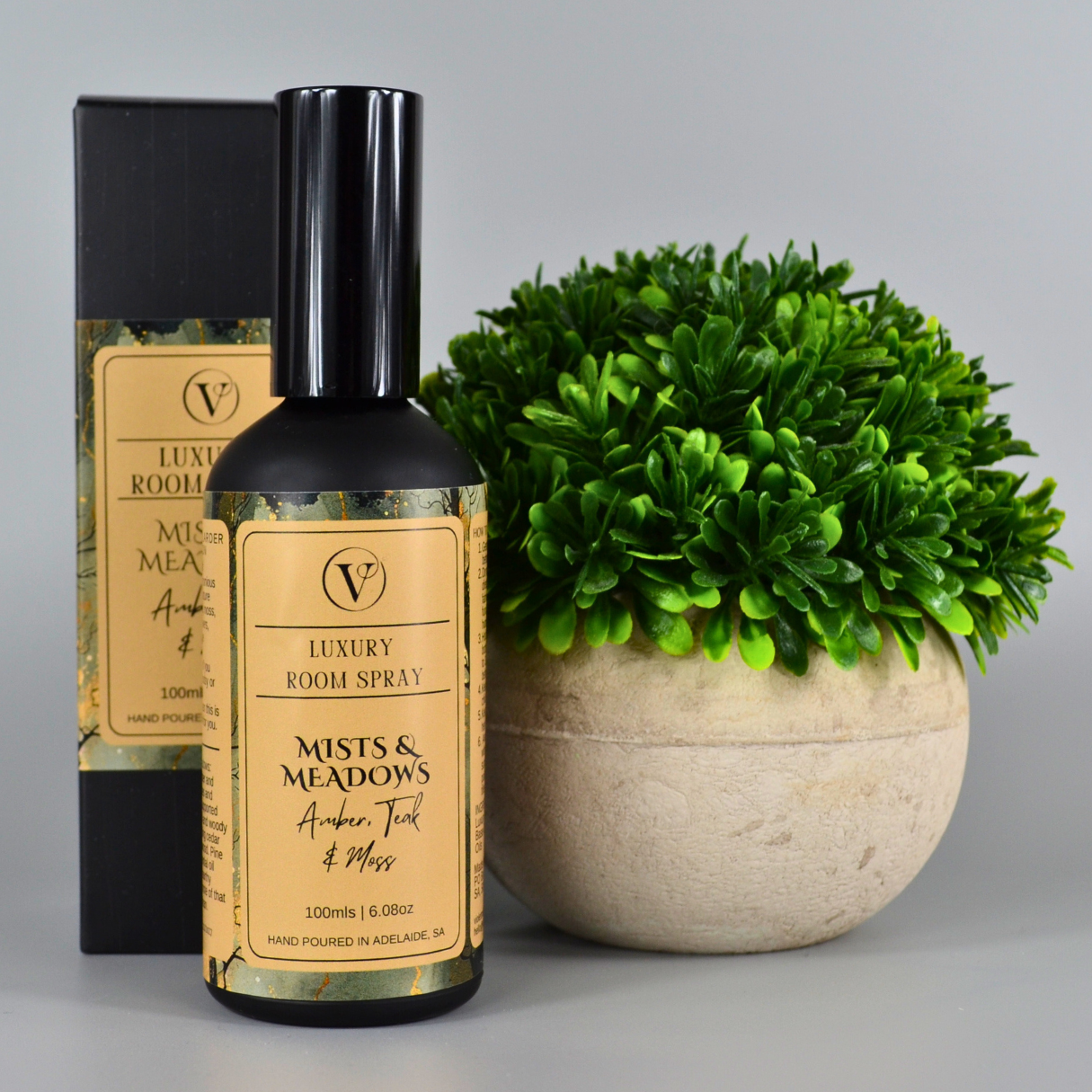 Mists & Meadows: Amber, Teak & Moss - 100ml Room Spray