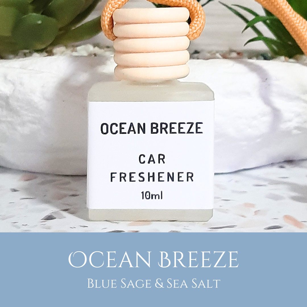 Ocean Breeze: Blue Sage & Sea Salt - Car Freshener