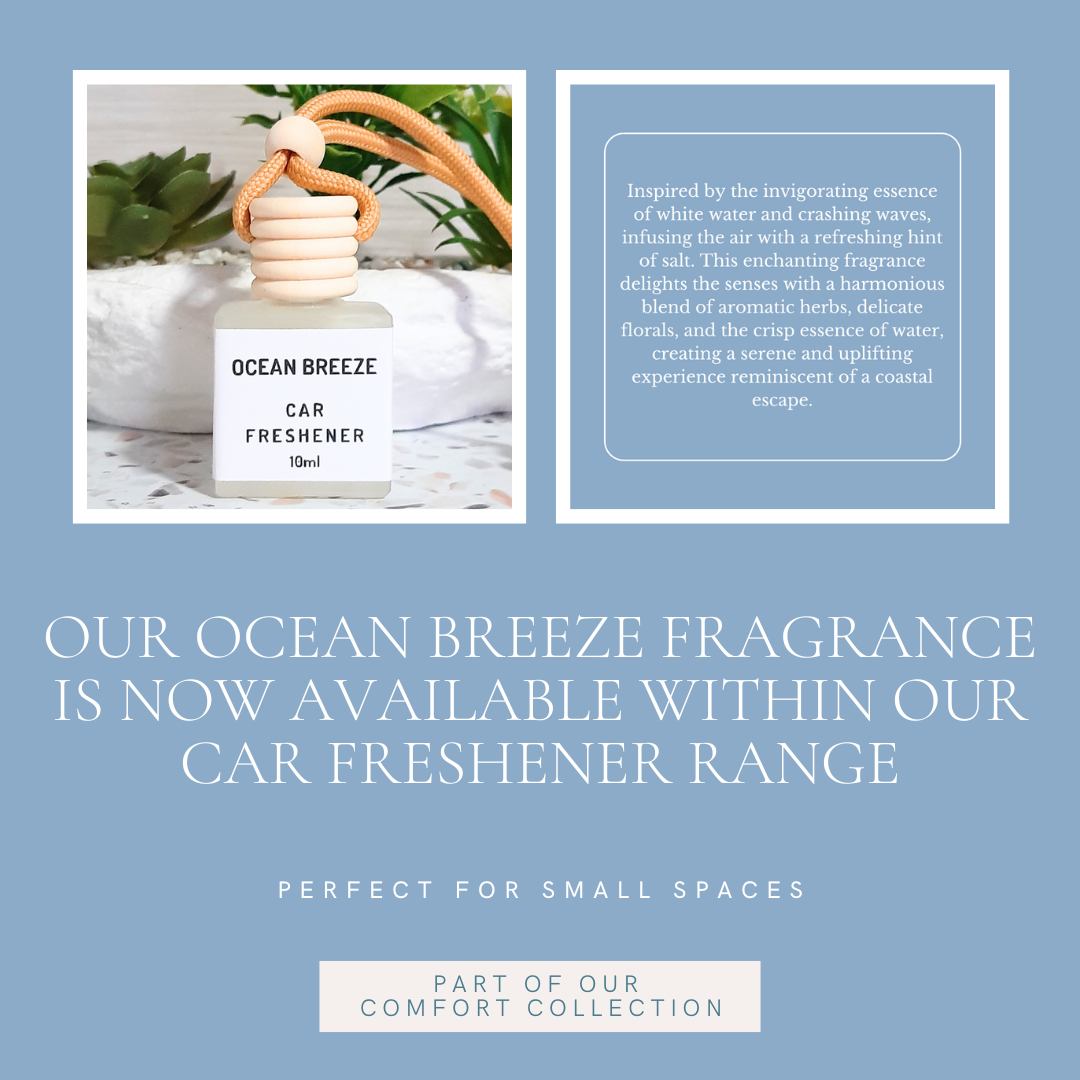 Ocean Breeze: Blue Sage & Sea Salt - Car Freshener