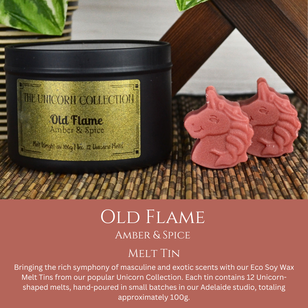 Old Flame: Amber & Spice - Eco Soy Wax Melt Tin