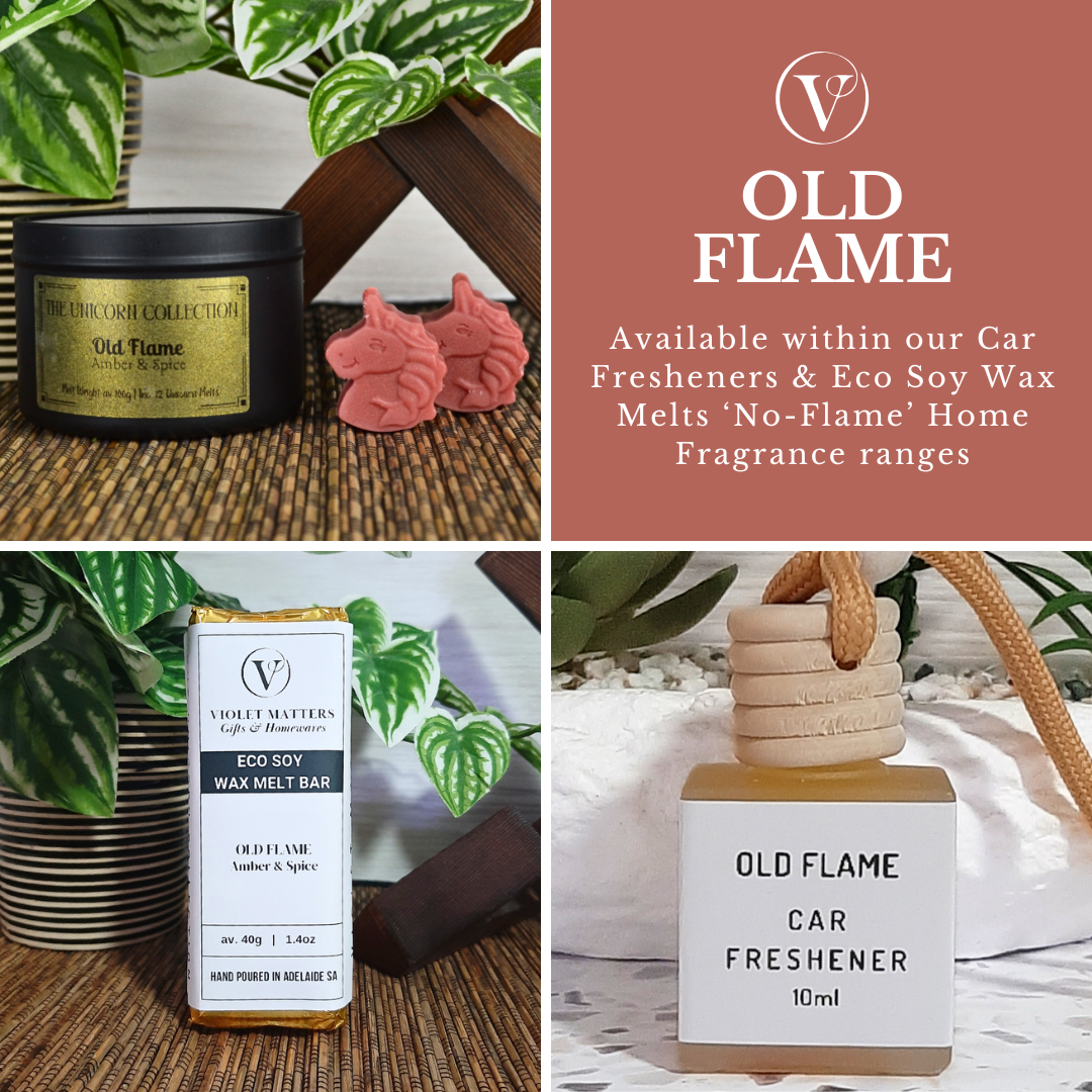 Old Flame: Amber & Spice - Eco Soy Wax Melt Tin