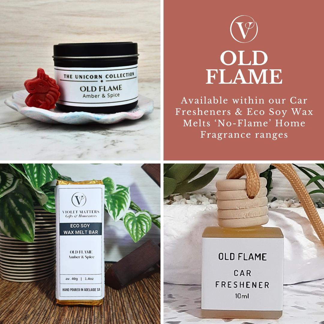 Old Flame: Amber & Spice - Car Freshener
