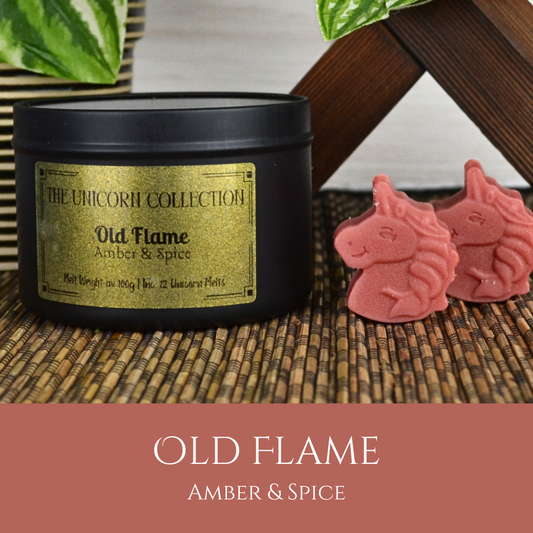 Old Flame: Amber & Spice - Eco Soy Wax Melt Tin