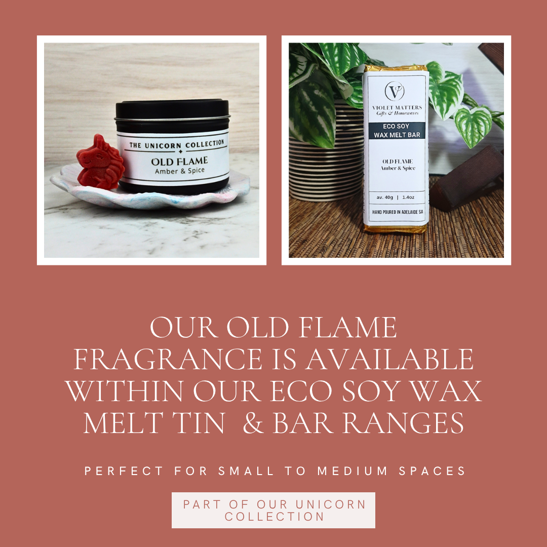 Old Flame: Amber & Spice - Eco Soy Wax Melt Bar