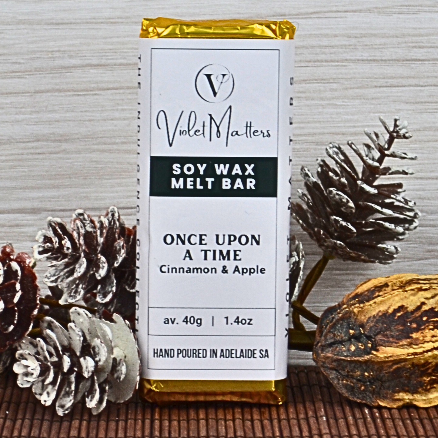 Once Upon A Time: Cinnamon & Apple - Eco Soy Wax Melt Bar