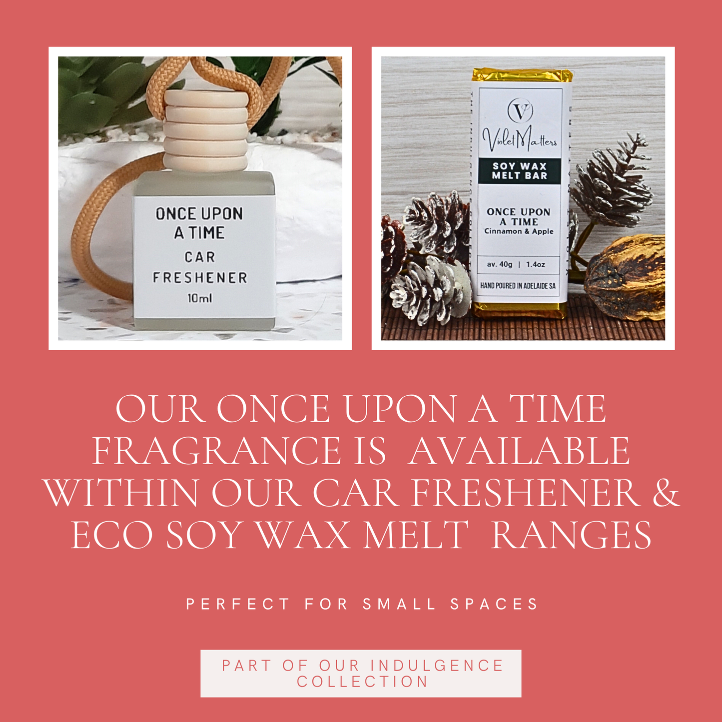 Once Upon A Time: Cinnamon & Apple - Eco Soy Wax Melt Bar