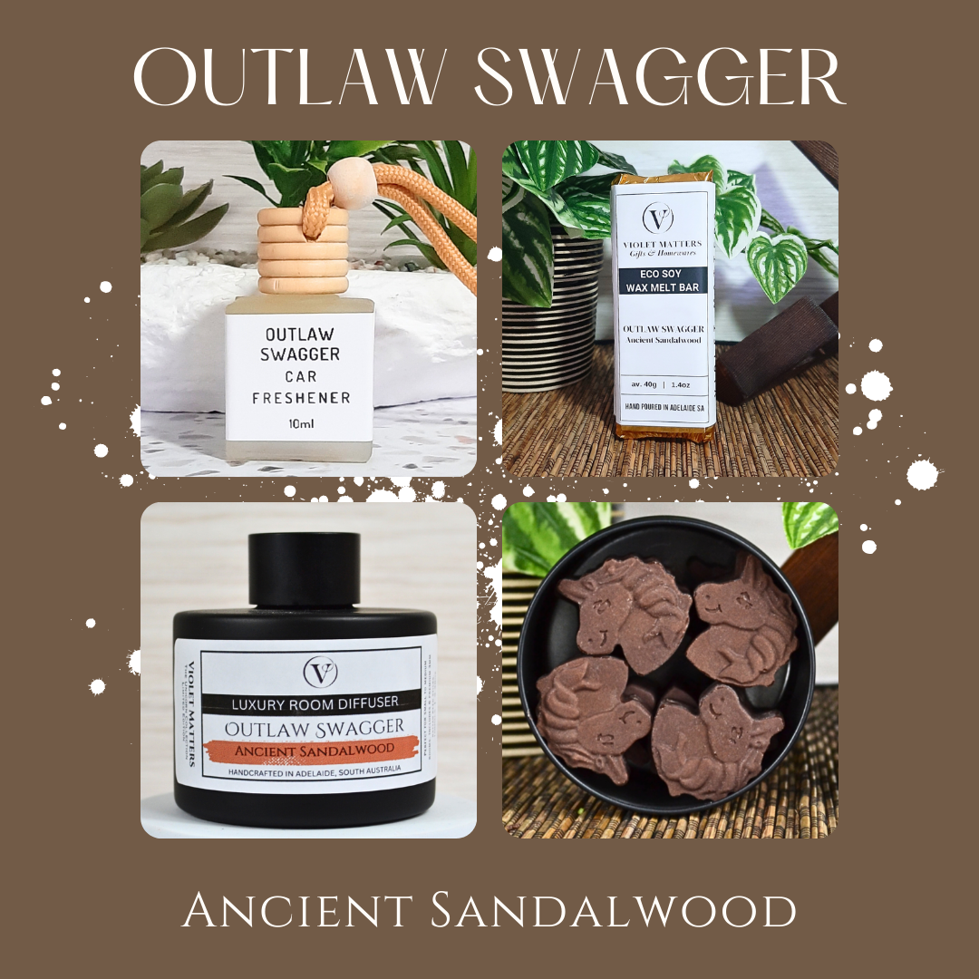 Outlaw Swagger: Ancient Sandalwood - Eco Soy Wax Melt Bar