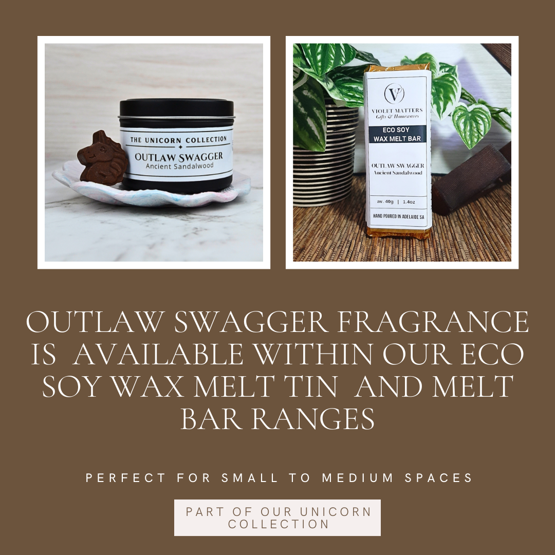 Outlaw Swagger: Ancient Sandalwood - Eco Soy Wax Melt Tin