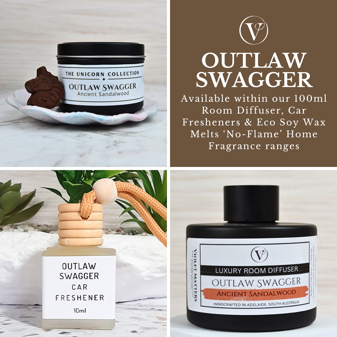 Outlaw Swagger: Ancient Sandalwood - 100ml Room Diffuser