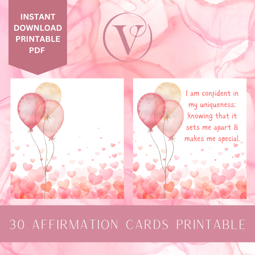 Affirmation Cards Printable - Boosting Self-Confidence