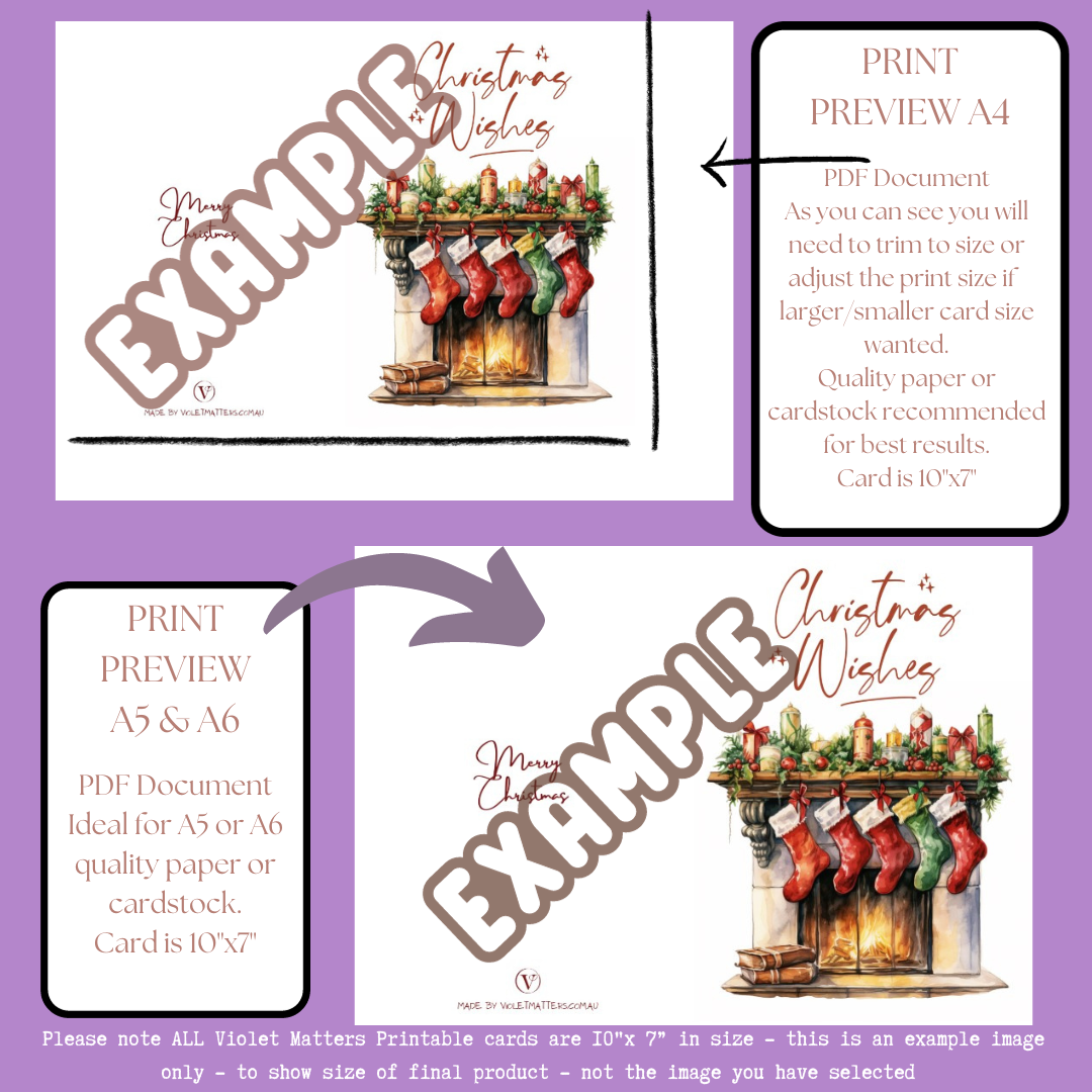 Printable Faith Christmas A5 Card - Three Wisemen