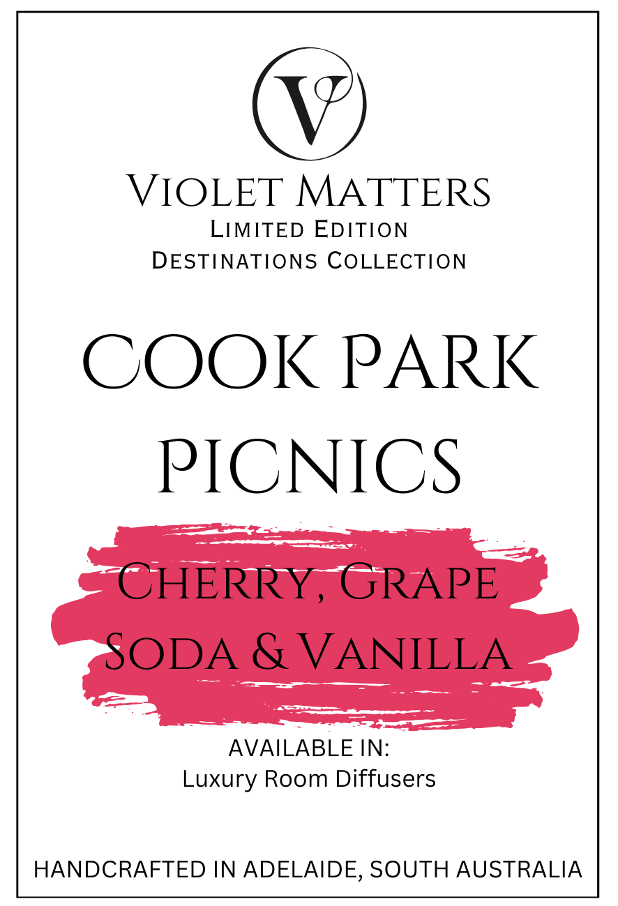 Cook Park Picnics - Cherry, Grape Soda and Vanilla Luxury Room Diffuser