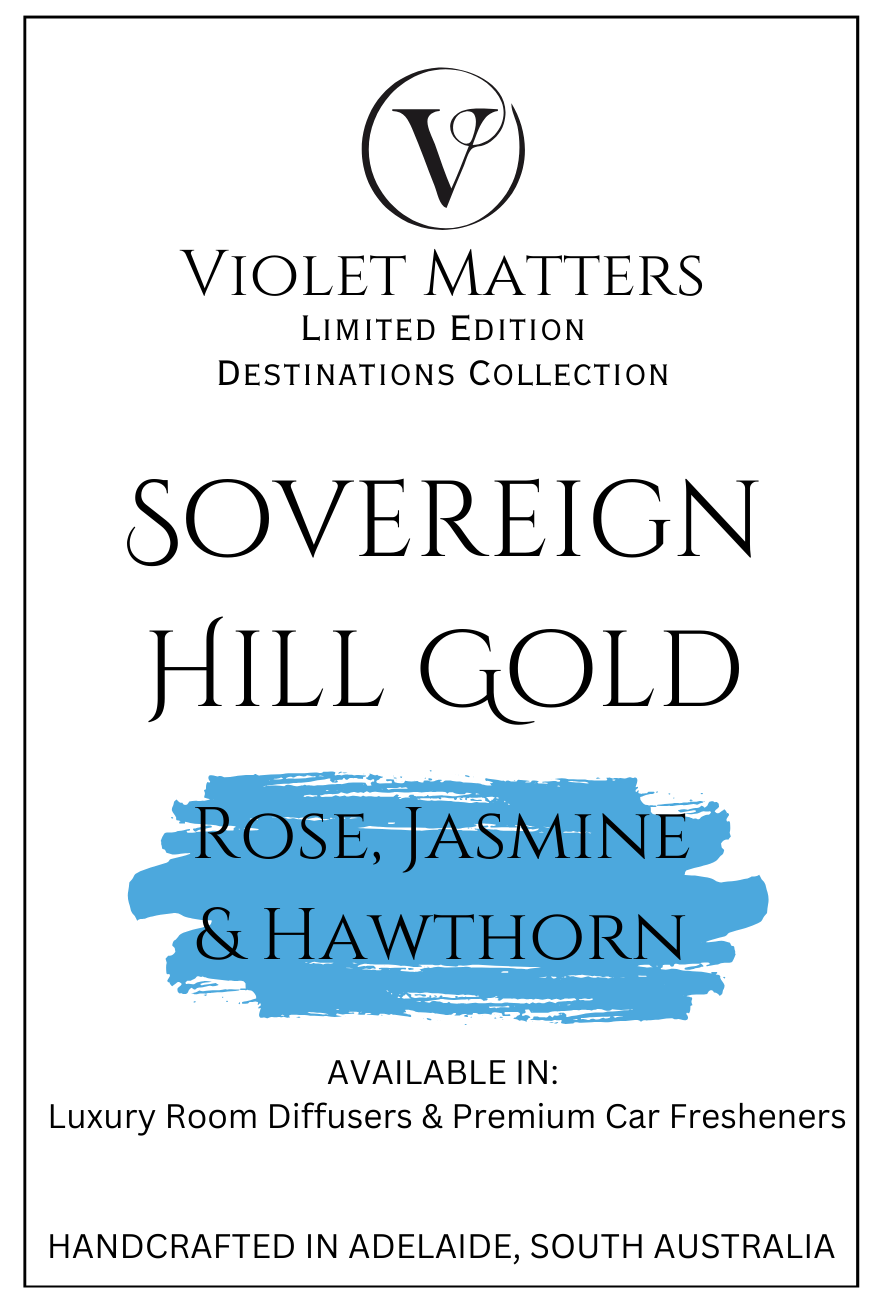 Sovereign Hill Gold - Rose, Jasmine & Hawtorn Premium Car Freshener