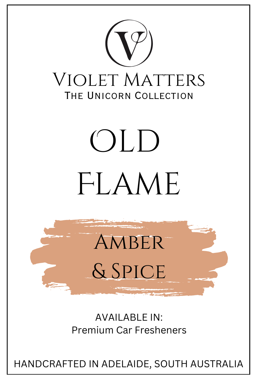 Old Flame - Amber & Spice Premium Car Freshener